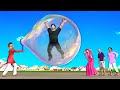 विशाल साबुन का बुलबुला Giant Soap Bubble Comedy Video हिदी कहानिय Hindi Kahaniya Stories Funny Video