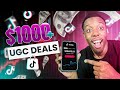 How To Sign $1000 UGC Deals With TikTok
