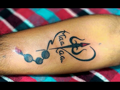 Trishul Maa Tattoo Design - Maa Tattoo with Trishul - Tattoo Design for men  - YouTube