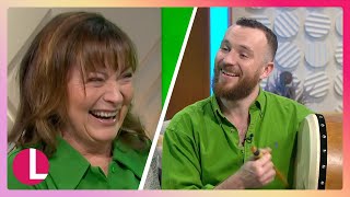 Lorraine's St Patrick's Day Challenge: Learning To Play The Bodhran With Ruairi Glasheen | Lorraine screenshot 5