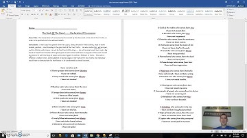 Declaration of Innocence