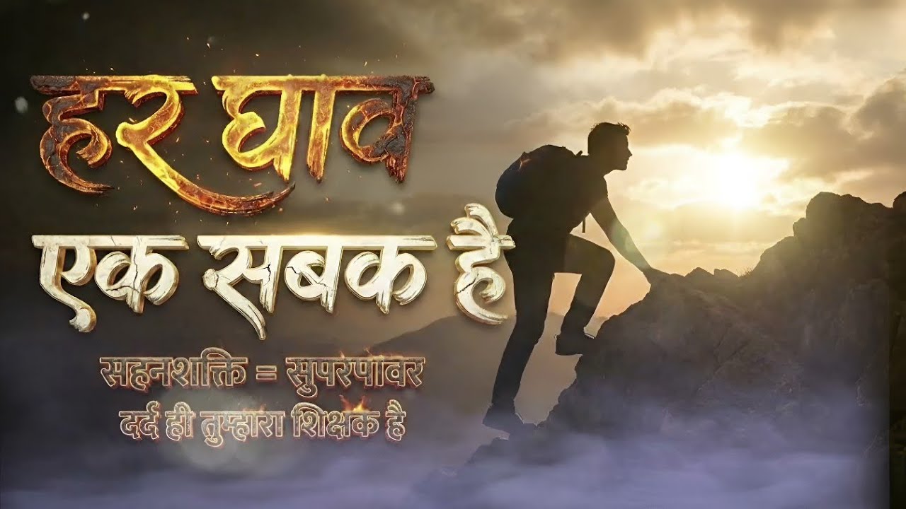 हर घाव एक सबक है – Powerful Motivational Song 2026 | Hindi Inspirational Anthem