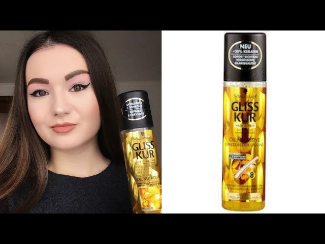 Gliss Kur Oil Nutritive Hair Repair Spray - Review. - YouTube