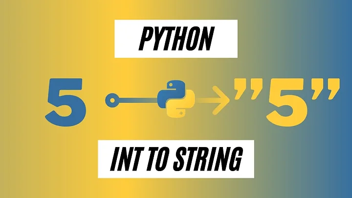 How To Convert Int To String In Python