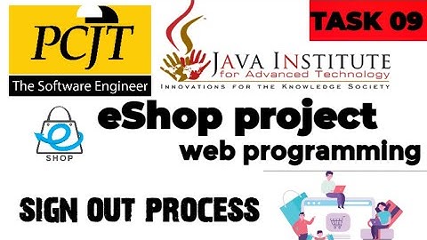 Web Project Task 09| java institute |  1st Year | e shop @javainstituteforadvancedte1415