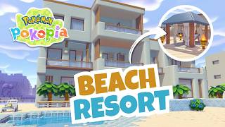 Beach Resort Tour & Speed Build 🥬 Pokemon #Pokopia