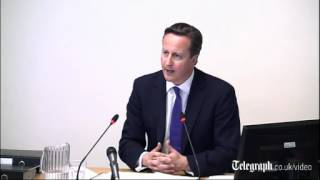 David Cameron At The Leveson Inquiry Andy Coulsons Appointment Has Come Back To Haunt Me