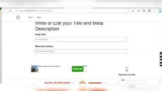 How To Check Title And Meta Quality On Contenttool.io