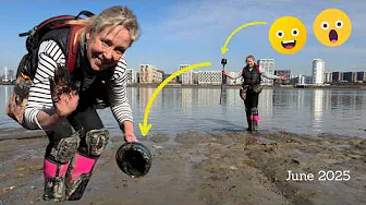 Two VERY Weird Finds!  But Which One is Best?   Mudlarking the River Thames With Nicola White