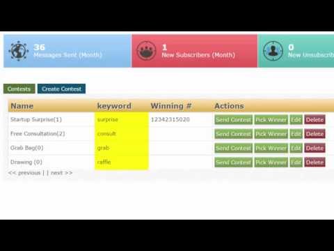Ultra SMS Script - Contests