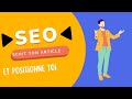 Comment crire un article optimis en seo