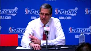 Wizards Postgame Interview Hawks vs Wizards Game 3 May 9, 2015 2015 NBA Playoffs
