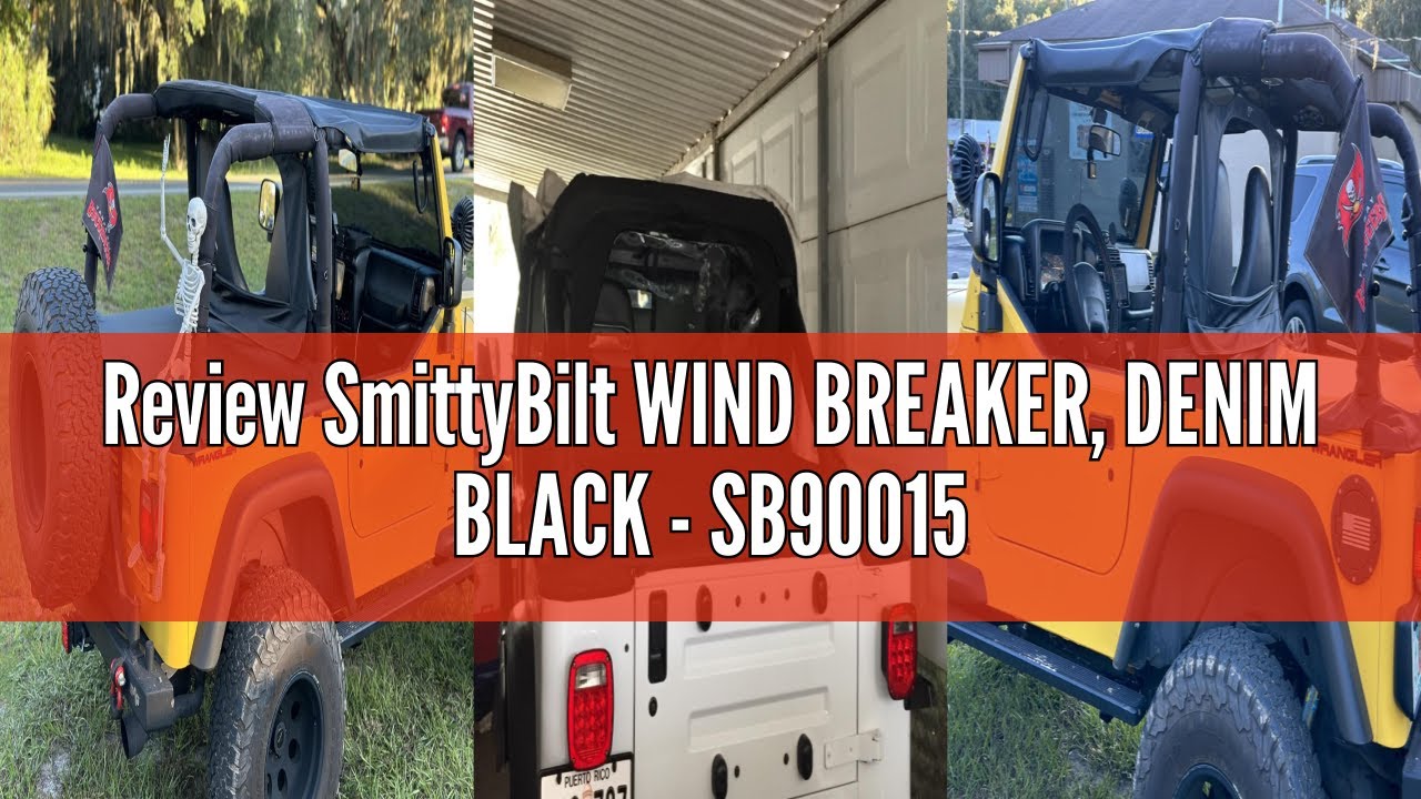 Review SmittyBilt WIND BREAKER, DENIM BLACK - SB90015
