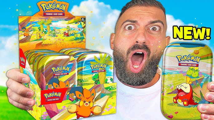 Unboxing: 5 Pokemon Trading Card Game Paldea Friends Mini Tins - Art Cards,  Stickers & Booster Packs 