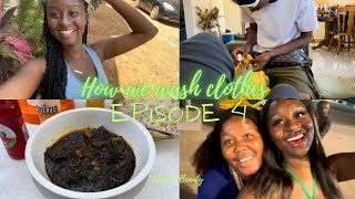 Handwashing clothes, zogos tried to attack us! & another night OUTSIDEEEE EP. 4 🇱🇷 | Liberia Vlogs