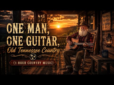 Old Tennessee Country - One Man, One Guitar, Old Tennessee Country (1 Hour Country Music)