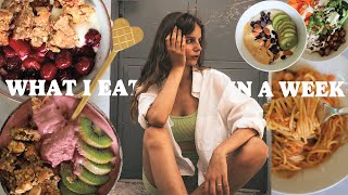 WHAT I EAT IN A WEEK as a *nutritionist student* /summer days / vegan