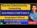 Sharma Cybersecurity Consulting Excel Module 2 SAM Project A (STEP BY STEP ) AssignXpert Official