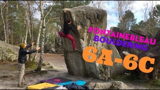 Best 6th grade boulders in Fontainebleau (Fb 6a-6c)