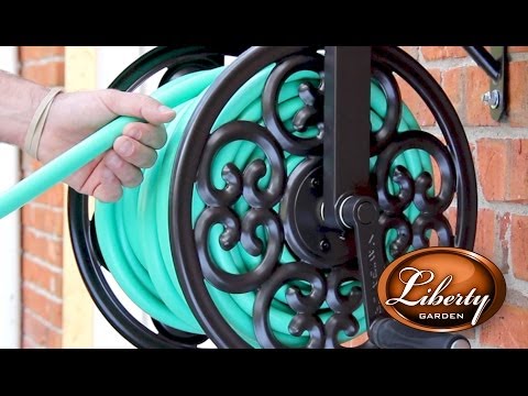 Liberty Garden Wall Mounted Navigator Hose Reel 