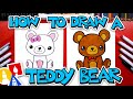 How To Draw A Teddy Bear US National Teddy Bear Day How To Draw A Teddy Bear US National Teddy Bear Day