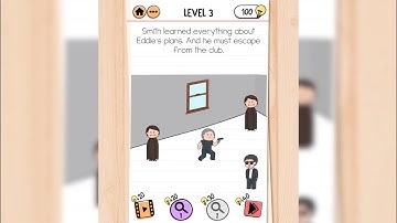 Brain Test 2 | Smith and Joe 2 | Level 3 - Smith learned everything about Eddie’s plans.