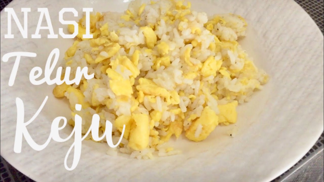Resep Cara Membuat Nasi Telur Keju - YouTube