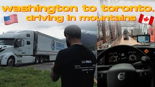 Washington to Toronto trip |Pov- Driving in mountains ⛰️