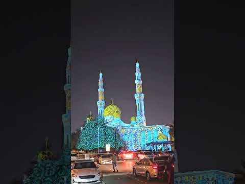 Jumeirah Mosque Ramadan Night view #dubai #ramadan #jumerah #mosque