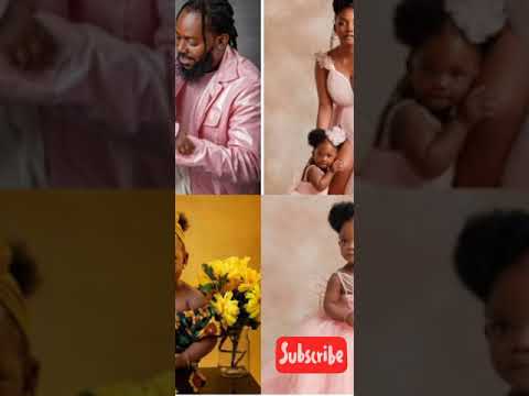 Beautiful Pictures Of Nigerian Singer Simi And Adekunle Gold Daughter