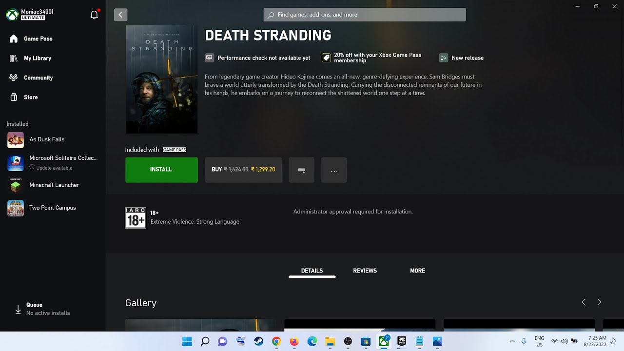 Death Stranding gets added to Xbox Game Pass on PC - Niche Gamer