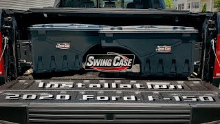 Under Cover Swing Case / Truck Tool Box Installation a Ford F150