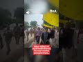 Woman's message for cops at protest