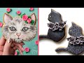 6 Cute Cat Cookies! | Satisfying Cookie Decorating with Royal Icing