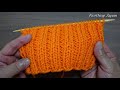 コンビ式2目ゴム編みの編み方【おばあちゃんの棒針編み】Knitting Japan ニッティングジャパン
