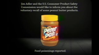 Jim Adler Peanut Butter Recall Commercial in the style of Burger King's Pokéball Recall PSA