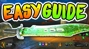 HOW TO UPGRADE THE BOWIE KNIFE (Black Ops 4 Zombies BOWIE KNIFE UPGRADE Easter Egg Guide)