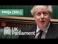 Prime Minister's Questions with British Sign Language (BSL) - 21 April 2021