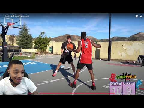 FlightReacts Cashnasty 1v1 Basketball Against Jesser!