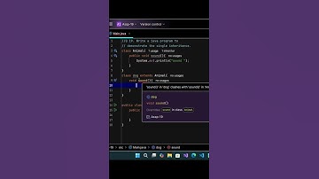 Java Program to Demonstrate Single Inheritance|#shortvideo #shortsfeed #shortsviral #shorts