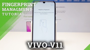 How to Add Fingerprint in VIVO V11 - Set Up Fingerprint Unlock