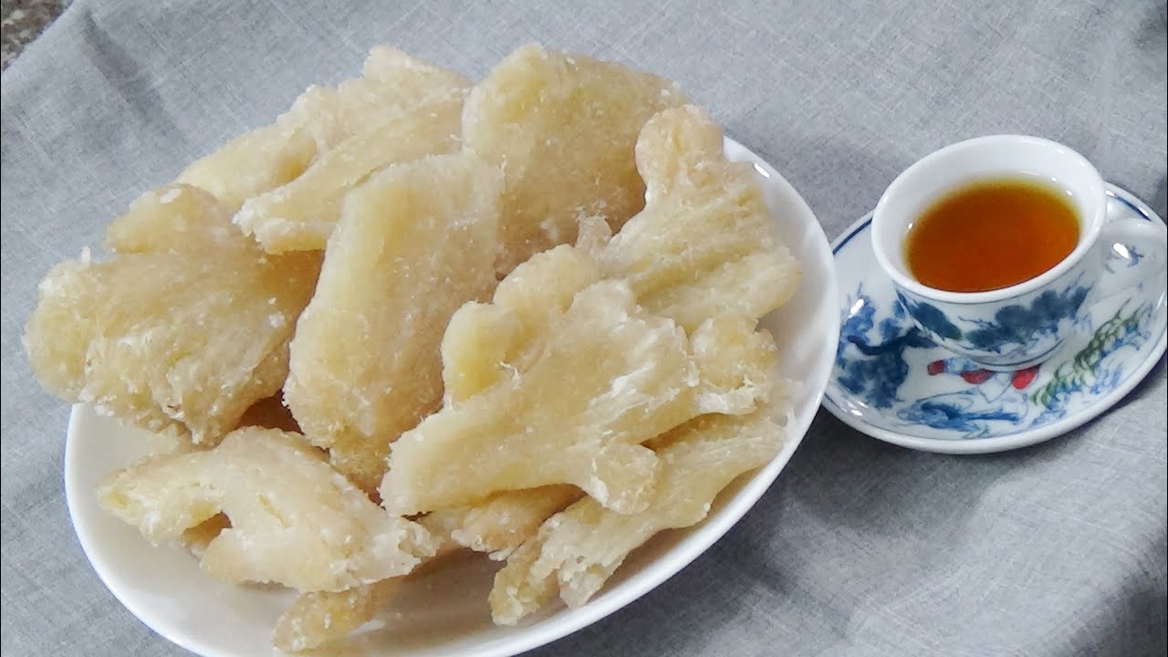 Cách làm mứt gừng xăm nguyên củ chuẩn vị xưa
