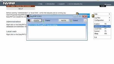 How to install EasyPHP on windows 7 (for ProjeLead)