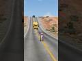 beamNG Drive - ups &amp; down bollard crashes part 390 #beamngdrive  #trending #youtubeshorts #shorts