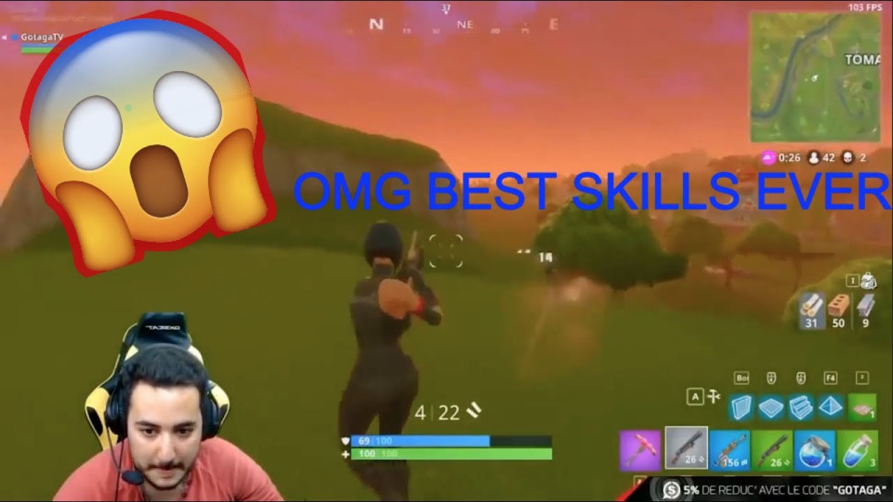 NINJA VS GOTAGA #1 ● OMG BEST SKILLS 2018