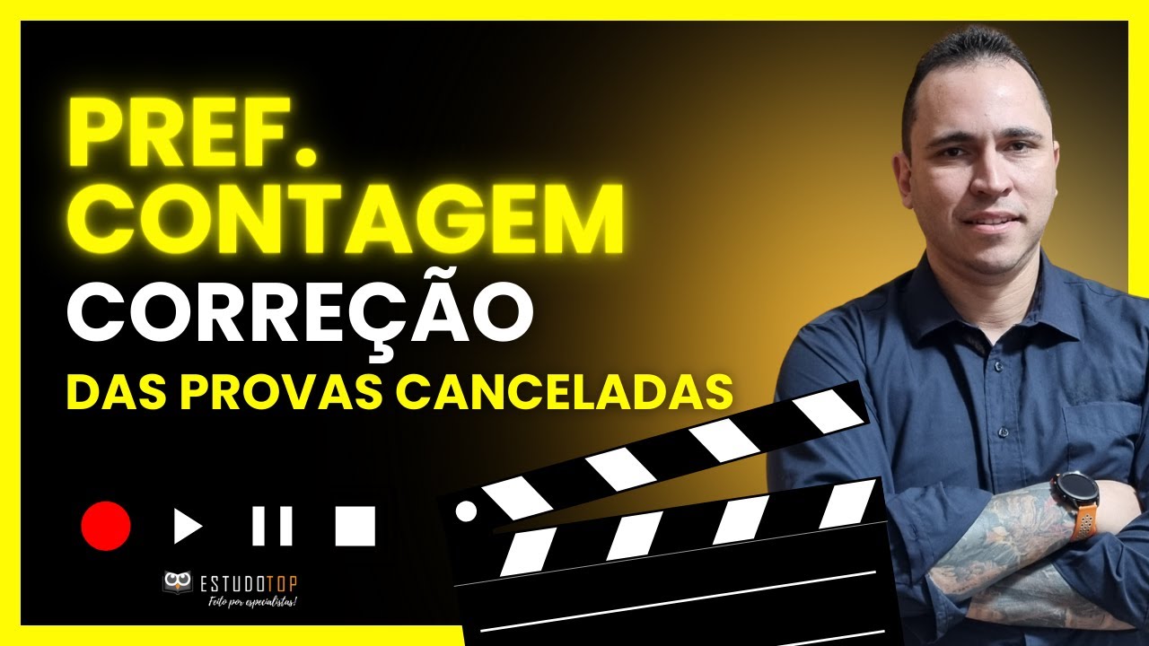 Concurso da Prefeitura de Contagem – Correção das Provas Canceladas | Prof. Pablo Leonardo