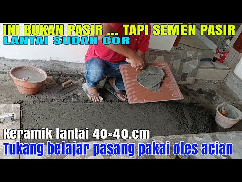 Video: Haruskah mencampur semen dengan pasir?