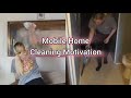 Mobile home cleaning motivation  clean with me
