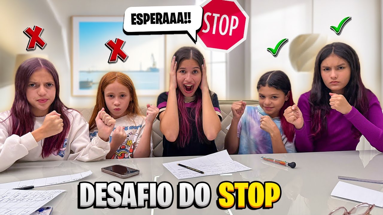 JOGAMOS STOP EXTREMO * Jogo da adedonha feat. Jessica Sousa ( Gabi e Susu )
