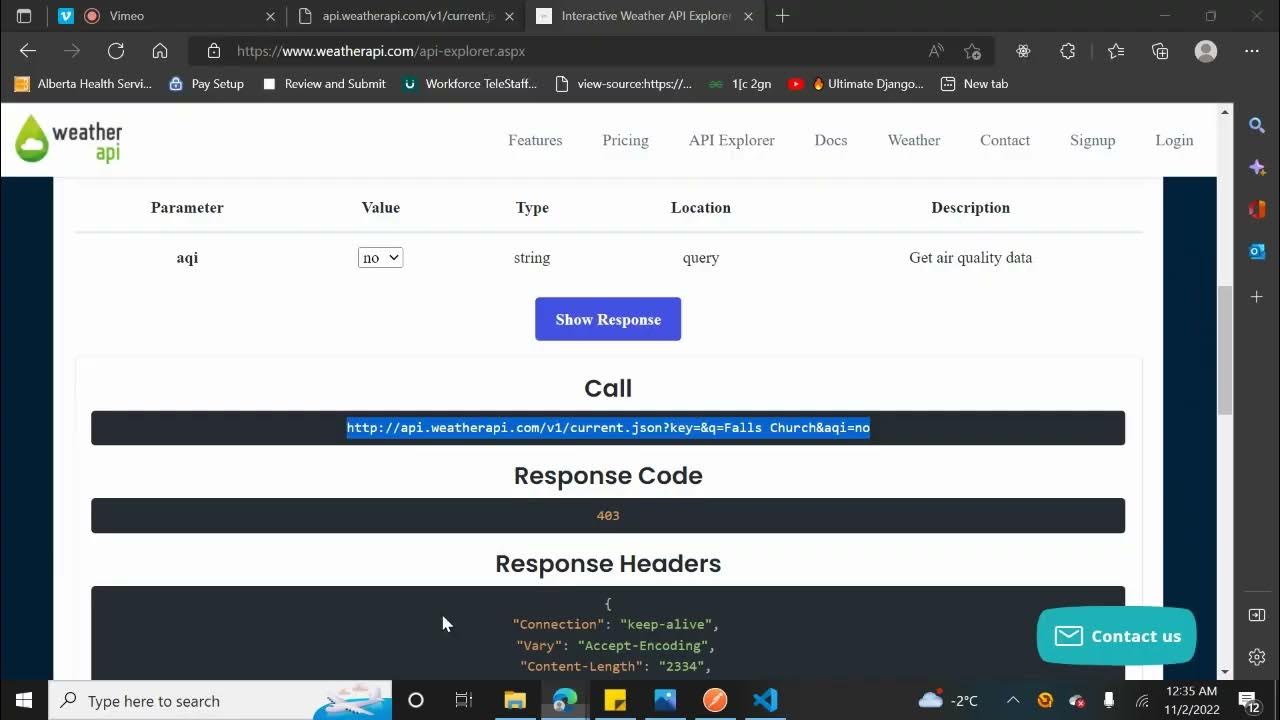 Consume Weather API in Python Django 2022 YouTube